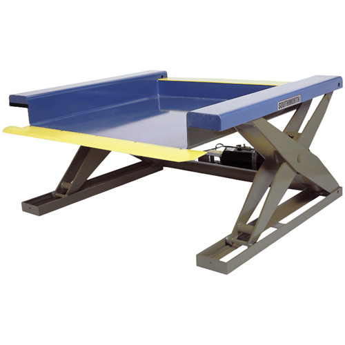Hydraulic Floor-Height Scissor Lift Tables, Steel, 4000 lbs. Capacity Groupe Belzile Dickner