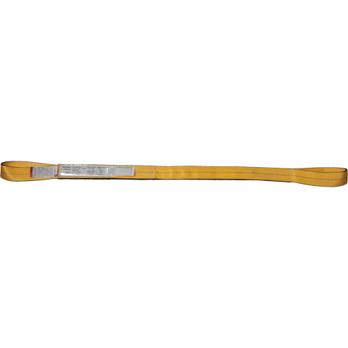 Nylon Slings, Double Ply, Double Eye, Type 3, 3" W x 3' L, 8800 lbs. Vertical Load Limit Groupe Belzile Dickner