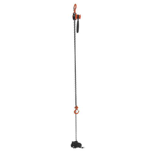 Mini Lever Hoist, 15' Lift, 500 lbs. (0.25 tons) Capacity, Steel Chain Groupe Belzile Dickner