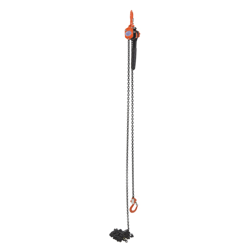 Mini Lever Hoist, 15' Lift, 1000 lbs. (0.5 tons) Capacity, Steel Chain Groupe Belzile Dickner