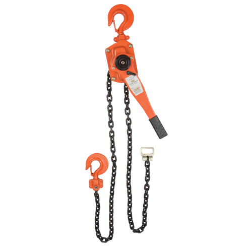 Lever Chain Hoist, 5' Lift, 6000 lbs. (3 tons) Capacity, Alloy Steel Chain Groupe Belzile Dickner