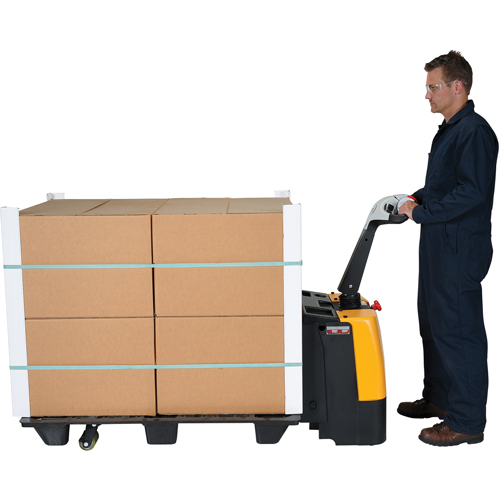 Fully Powered Electric Pallet Truck, 3000 lbs. Cap., 47" L x 25" W Groupe Belzile Dickner