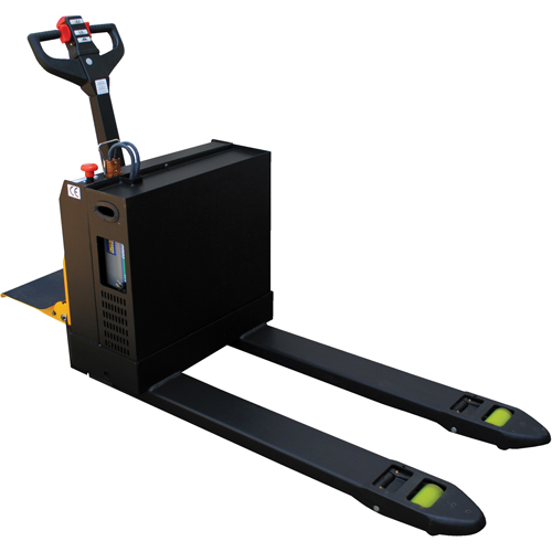 Fully Powered Electric Pallet Truck With  Stand-On Platform, 4500 lbs. Cap., 48" L x 30.25" W Groupe Belzile Dickner