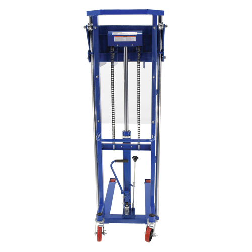 Hefti-Lift Load Stacker, Foot Pump Operated, 1500 lbs. Capacity, 63" Max Lift Groupe Belzile Dickner