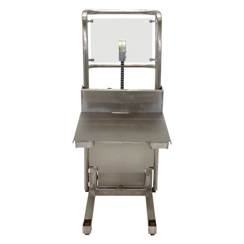 Hefti-Lift Load Stacker, Foot Pump Operated, 450 lbs. Capacity, 45-5/8" Max Lift Groupe Belzile Dickner