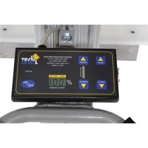 Gerbeur &agrave; levage rapide, M&eacute;canisme &eacute;lectrique, Capacit&eacute; de 175 lb, Levage max de 57" Groupe Belzile Dickner