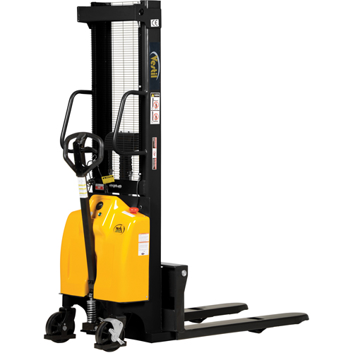 Gerbeur pour chariot &eacute;l&eacute;vateur, Fonctionnement &eacute;lectrique, Capacit&eacute; 2000 lb, Lev&eacute;e max 98" Groupe Belzile Dickner