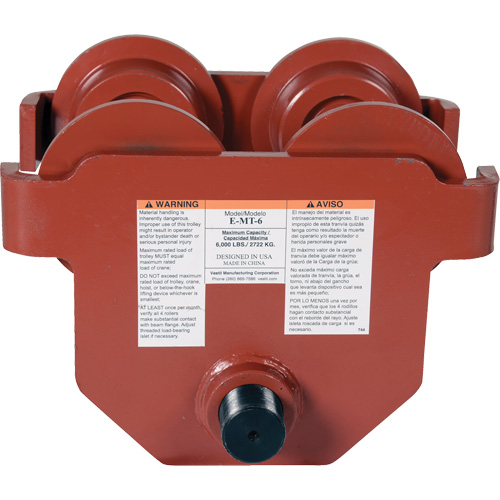 Low Profile Manual Trolley, 6000 lbs. (3 tons) Groupe Belzile Dickner