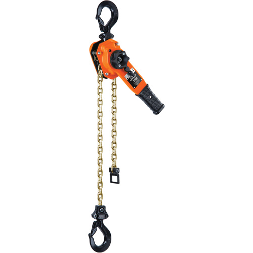 Series 653-A Ratchet Lever Hoist, 15' Lift, 3000 lbs. (1.5 tons) Capacity, Steel Chain Groupe Belzile Dickner
