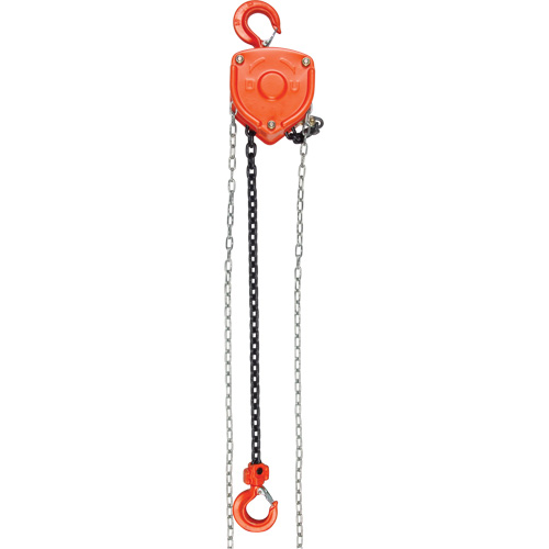Chain Hoist, 10' Lift, 10000 lbs. (5 tons) Capacity, Alloy Steel Chain Groupe Belzile Dickner