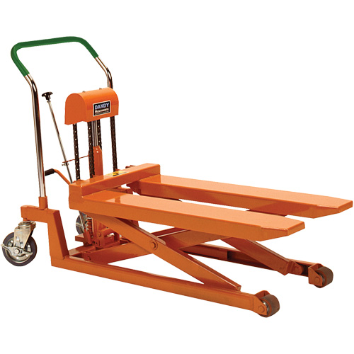 Dandy Lift Scissor Fork Lift Table, 37.1" L x 19.7" W, Steel, 1100 lbs. Capacity Groupe Belzile Dickner