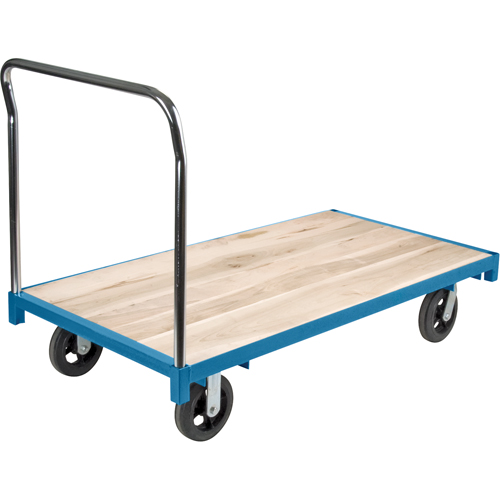 Heavy-Duty Platform Truck, 60" L x 30" W, 2000 lbs. Capacity, Rubber Casters Groupe Belzile Dickner