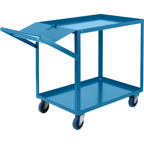 Order Picking Carts, 36" H x 24" W x 64" D, 2 Shelves, 1200 lbs. Capacity Groupe Belzile Dickner