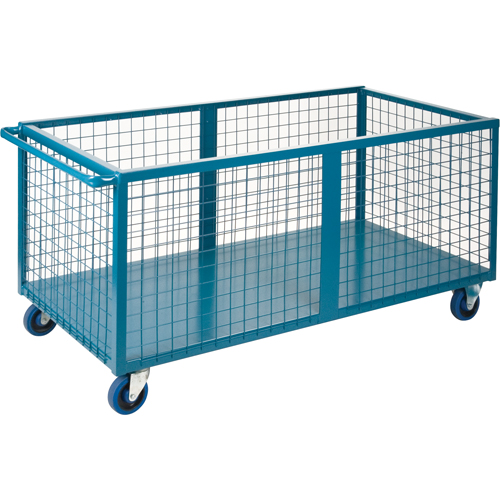 Caisson en treillis m&eacute;tallique, Acier, 75" lo x 30" la x 31,5" h, Volume 30 pi³, Capacit&eacute; 1200 lb Groupe Belzile Dickner