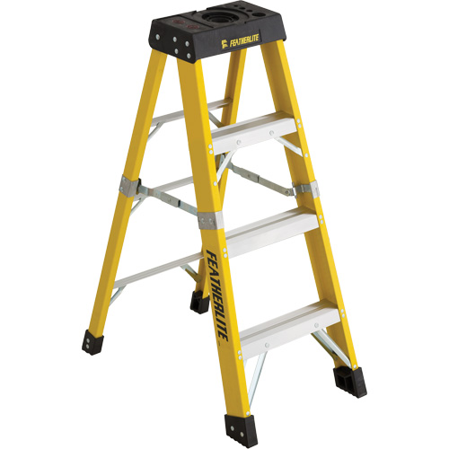 Industrial Heavy-Duty Stepladders (6400 Series), 4', Fibreglass, 300 lbs. Capacity, Type 1A Groupe Belzile Dickner
