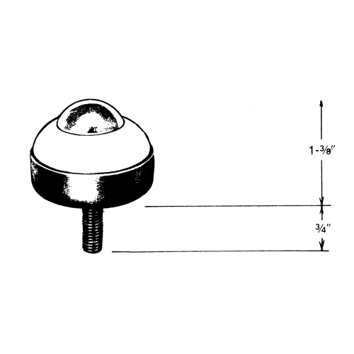 Billes de manutention en acier Groupe Belzile Dickner