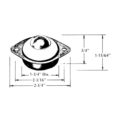 Billes de manutention en acier Groupe Belzile Dickner