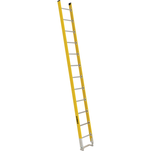 Single Section Straight Ladder - 6100 Series, 12', Fibreglass, 375 lbs., CSA Grade 1AA Groupe Belzile Dickner