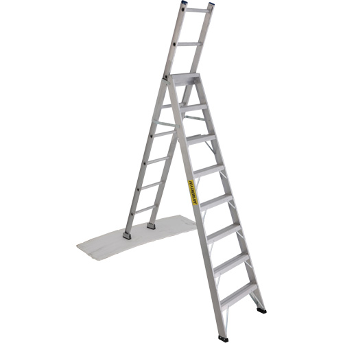 2700 Series Industrial Duty Multi-Way Ladders, 8', Aluminum, 250 lbs. Cap., ANSI 1, CSA 1 Groupe Belzile Dickner