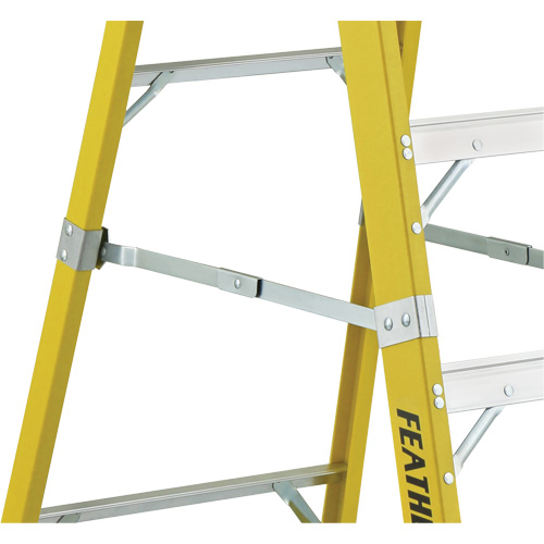 Industrial Heavy-Duty Platform Stepladders (6500 Series), 6', 300 lbs. Cap. Groupe Belzile Dickner