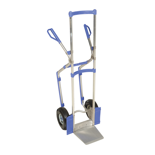 Ergonomic Hand Truck, Combination Handle, Aluminum, 52" Height, 350 lbs. Capacity Groupe Belzile Dickner