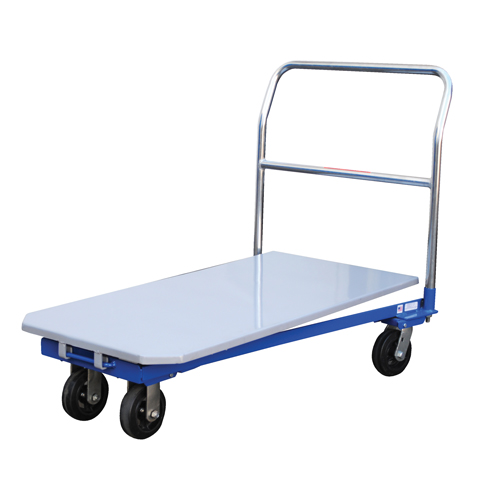 Chariot &agrave; plateforme, 48" lo x 24" la x Capacit&eacute; 1500 lb, Roues en Caoutchouc moul&eacute; Groupe Belzile Dickner