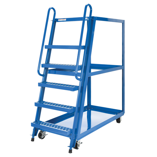 Stock Picking Cart, Steel, 27-7/8" W x 56-1/8" D, 3 Shelves, 1000 lbs. Capacity Groupe Belzile Dickner