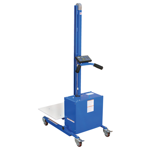 Quick Lift Platform Stacker, Electric Operated, 175 lbs. Capacity, 57" Max Lift Groupe Belzile Dickner