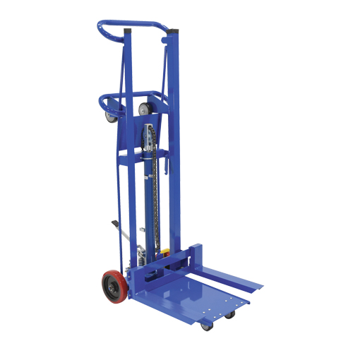 Platform Lift Stacker, Foot Pump Operated, 750 lbs. Capacity, 52" Max Lift Groupe Belzile Dickner