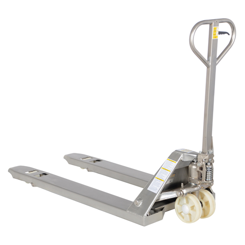 Transpalette, Acier inoxydable, 48" lo x 27" la, Capacit&eacute; 5500 lb Groupe Belzile Dickner