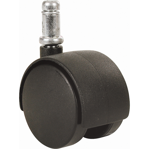 Twin Wheel Caster (300/400 Series), Swivel with Brake, 2" (51 mm) Dia., 75 lbs. (34 kg.) Capacity Groupe Belzile Dickner