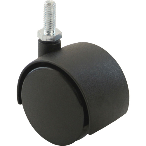 Twin Wheel Caster (300/400 Series), Swivel, 2" (51 mm) Dia., 75 lbs. (34 kg.) Capacity Groupe Belzile Dickner
