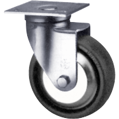 Heavy-Duty Caster, Swivel, 8" (203.2 mm), Neoprene, 600 lbs. (272 kg.) Groupe Belzile Dickner