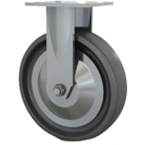 Heavy-Duty Caster, Rigid, 8" (203.2 mm), Solid Elastomer, 1000 lbs. (453.6 kg.) Groupe Belzile Dickner