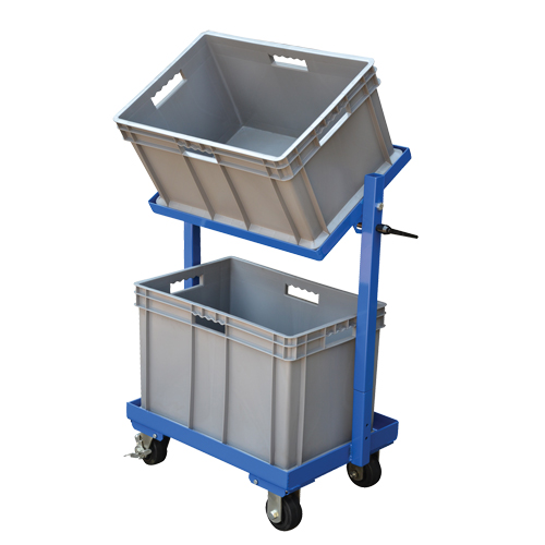 Stock Cart, Steel, 30-11/16" W x 19-1/4" D, 2 Shelves, 200 lbs. Capacity Groupe Belzile Dickner