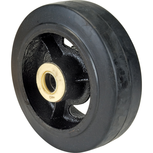 Rubber Wheels, 6" (152 mm) Dia. x 2" (51 mm) W, 550 lbs. (249 kg.) Capacity Groupe Belzile Dickner