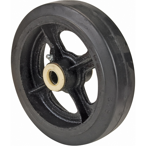Roues en caoutchouc, 8" (203 mm) dia. x 2" (51 mm) la, Capacit&eacute; de 600 lb (272 kg) Groupe Belzile Dickner