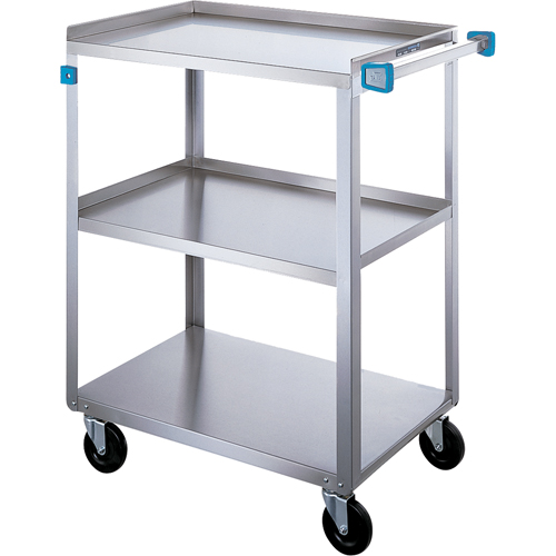 Shelf Cart, 3 Tiers, 21" W x 39" H x 49" D, 500 lbs. Capacity Groupe Belzile Dickner