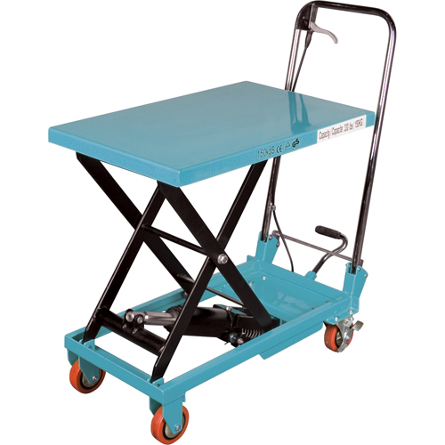 Heavy-Duty Hydraulic Scissor Lift Table, 27-1/2" L x 17-3/4" W, Steel, 330 lbs. Capacity Groupe Belzile Dickner