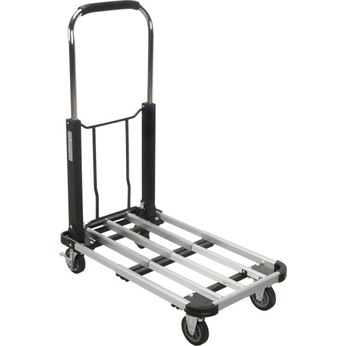 Foldable Platform Trucks, Aluminum, 300 lbs., 28" L x 16" W, 32" High Groupe Belzile Dickner