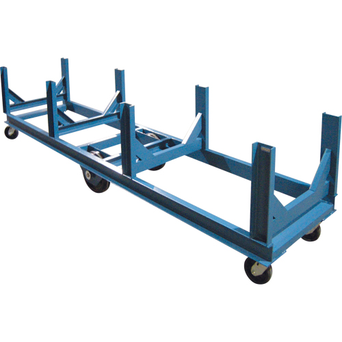 Bar Cradle Truck, 120" L x 28" W x 29" H, 5000 lbs. Capacity, Phenolic Wheels Groupe Belzile Dickner