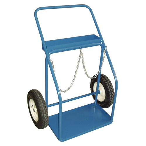 Chariots pour bouteilles de gaz, Roues Pneumatique, Base de 25" la x 13" lo, 400 lb Groupe Belzile Dickner