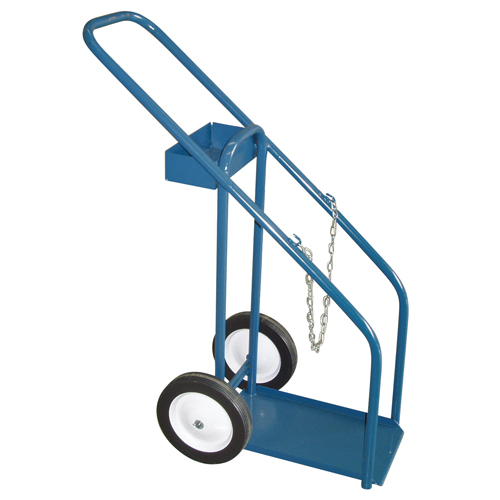 Gas Cylinder Carts, Semi-Pneumatic Wheels, 12" W x 16" L Base, 1000 lbs. Groupe Belzile Dickner