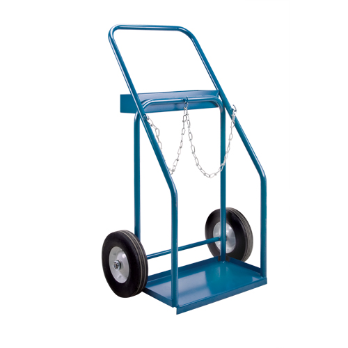Gas Cylinder Carts, Semi-Pneumatic Wheels, 19" W x 10" L Base, 1000 lbs. Groupe Belzile Dickner