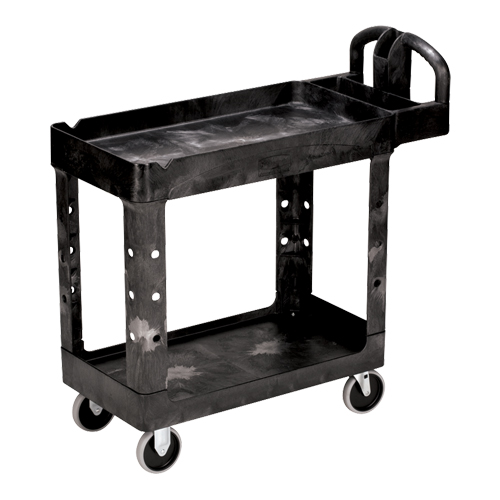 Chariot utilitaire robuste - 4500-88, 2 tiers, 17-1/8" x 33-1/4" x 39", Capacit&eacute; 500 lb Groupe Belzile Dickner