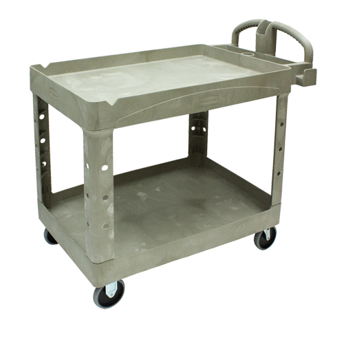 Heavy Duty Utility Cart - 4520-88, 2 Tiers, 25-1/4" x 39" x 44", 500 lbs. Capacity Groupe Belzile Dickner