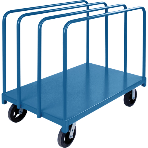 Single Level Rails Heavy-Duty Panel Mover Truck, 48" x 30" x 45", 2000 lbs. Capacity Groupe Belzile Dickner