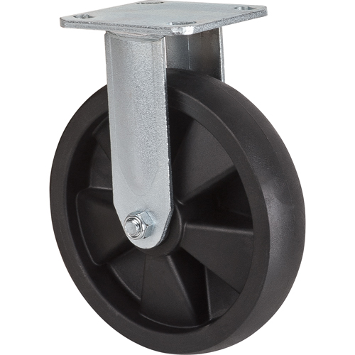 Hi-Temp Caster, Rigid, 8" (203.2 mm), Nylon, 1000 lbs. (453 kg.) Groupe Belzile Dickner