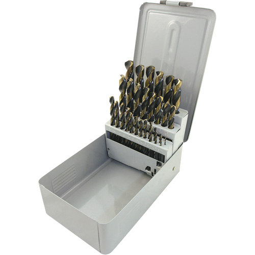 BG29 Jeu de forets JET-KUT Torque Drive, 29 morceaux, Acier rapide Groupe Belzile Dickner