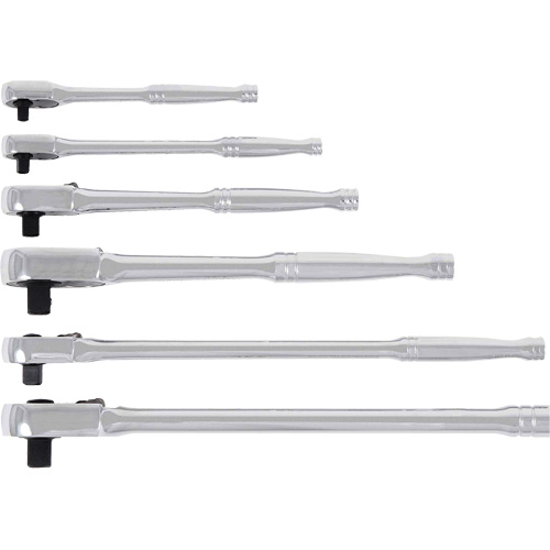 RHQ-12L Long Handle Oval Head Ratchet Wrench, 1/2" Drive, Plain Handle Groupe Belzile Dickner